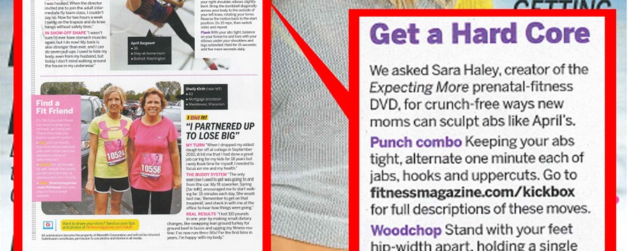 Sara Haley - Fitness Magazine - March 2012